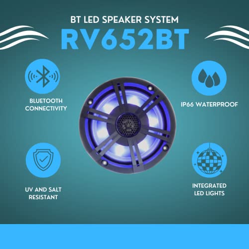 PQN Audio RV652BTBKLD 6.5 inch