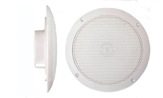 PQN Audio ECO60 6" Waterproof, Ultra-Slim Speaker for RV, Camper, Marine and Outside Weather