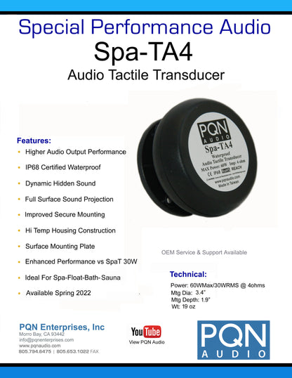 SPA-TA4 transducer full product description