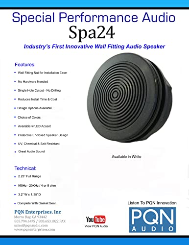 PQN audio SPA 24 detailed specifications