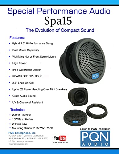 PQN Audio SPA 15 full description